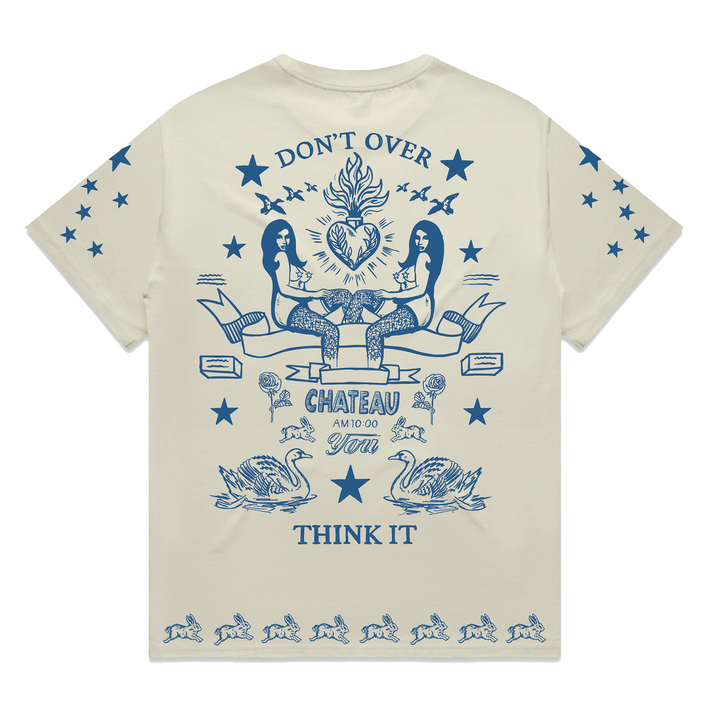 American Apparel x CRT Art Tee - Cream