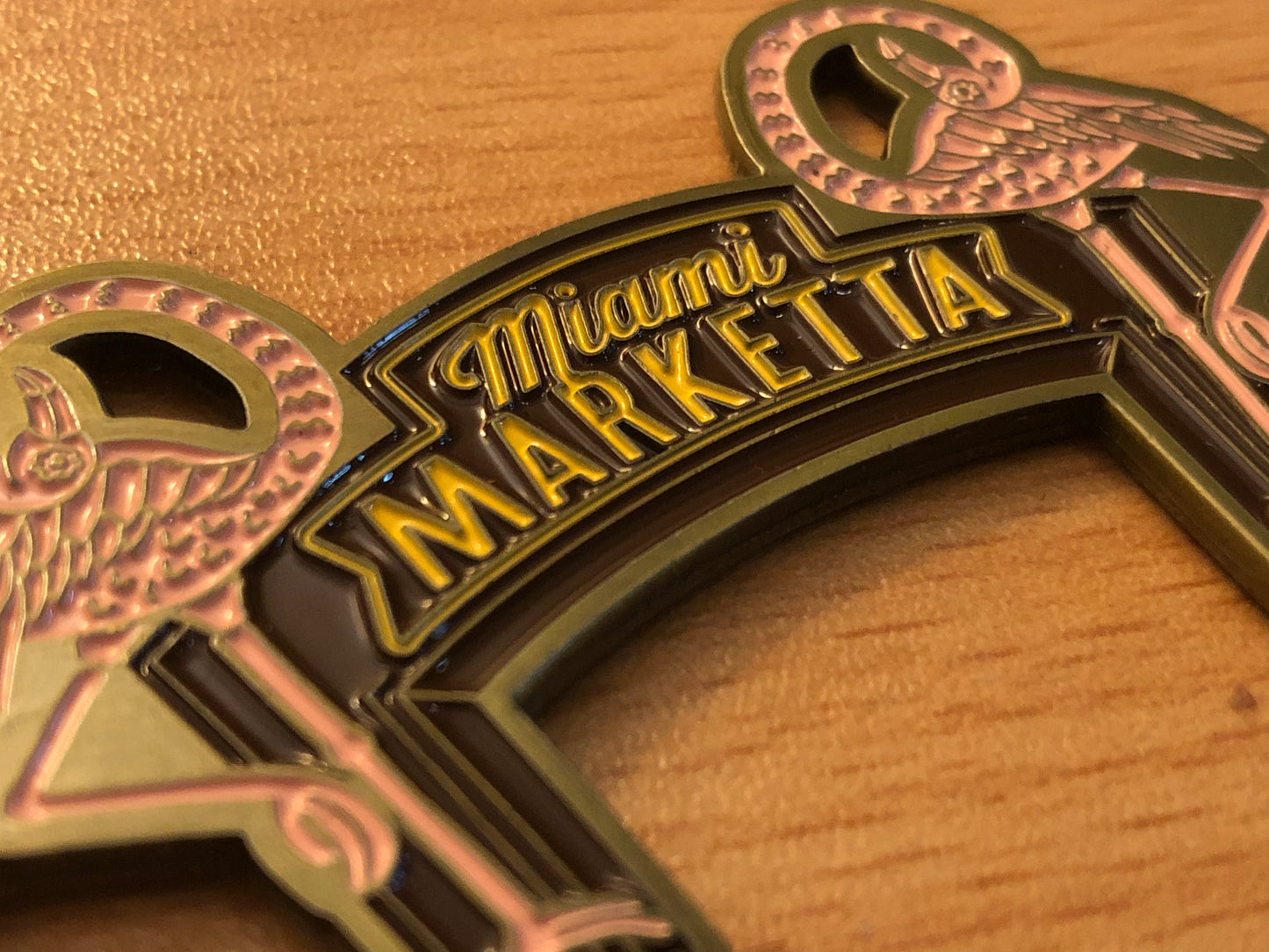 Marketta Arch Keyring
