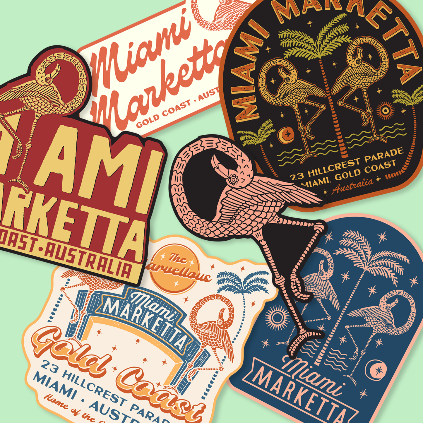 Marketta No.1 Sticker Six-Pack