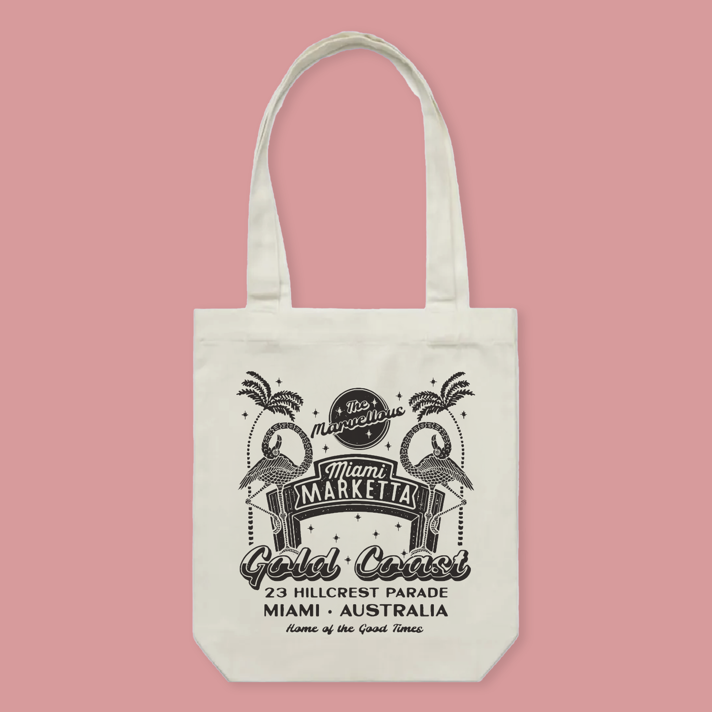 Marketta Arch Tote Bag - Natural