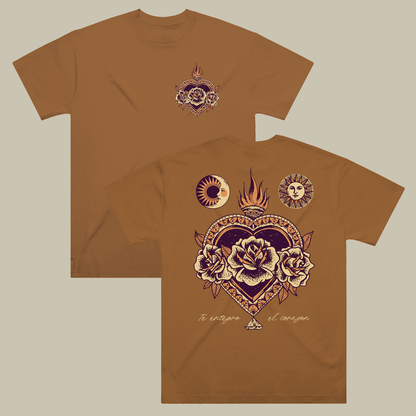 Marketta Corazon Tee - Rust