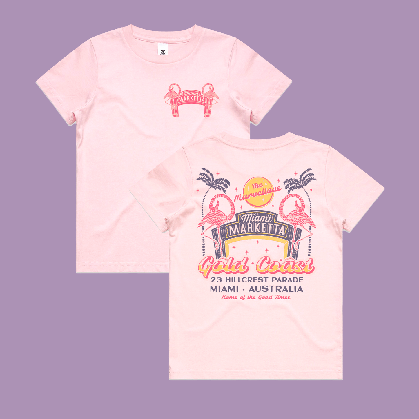 KIDS Arch Tee - Pink
