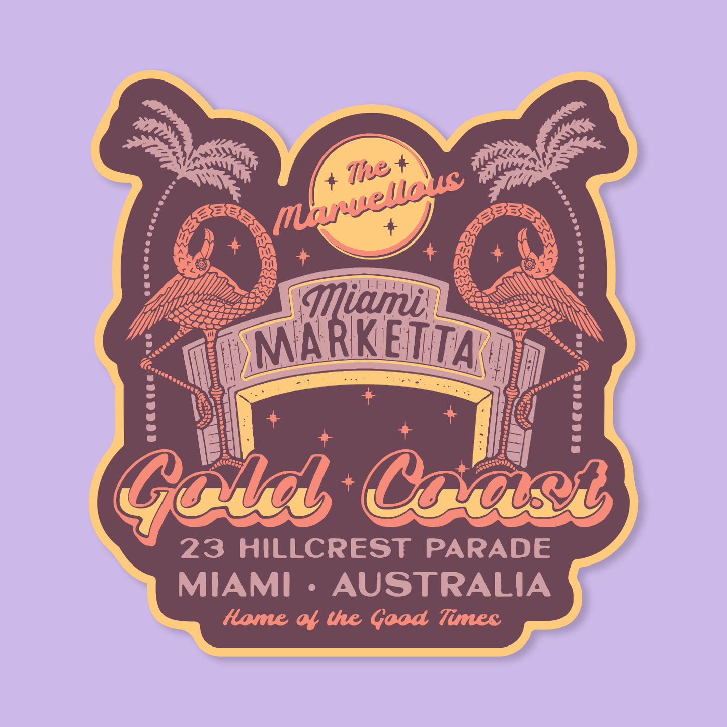 Marketta Night Arch Sticker