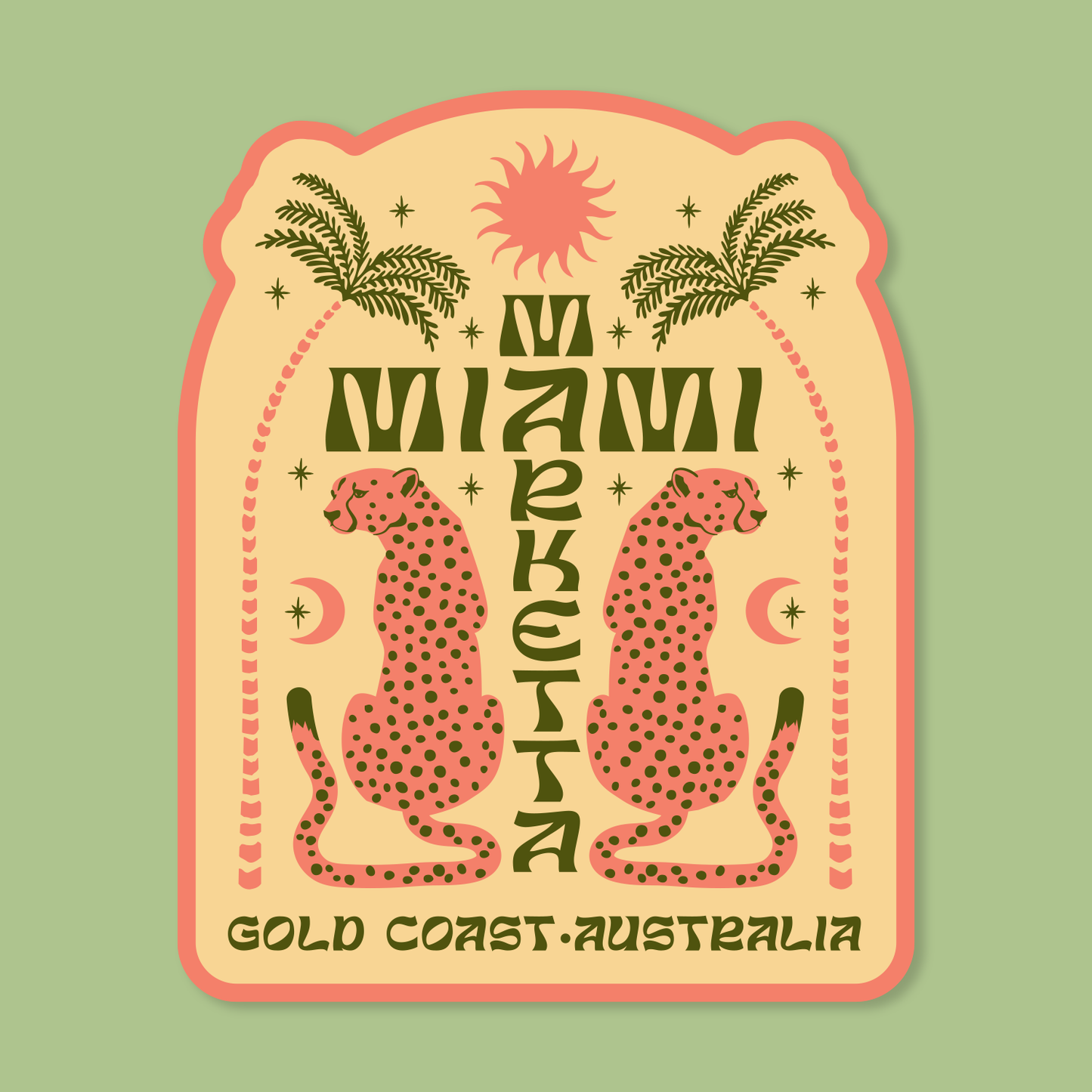 Marketta Desert Sticker