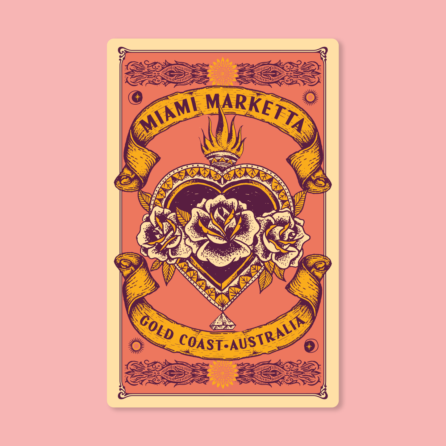 Marketta Gin Heart Sticker