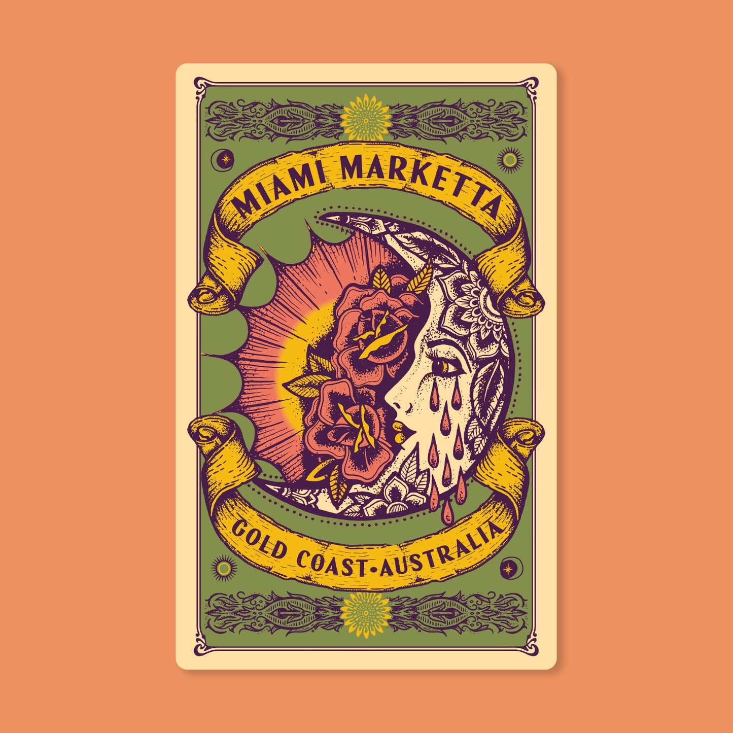 Marketta Parlour Moon Sticker