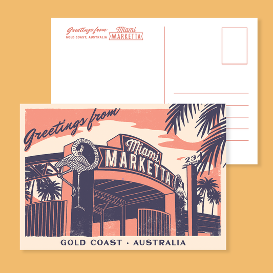 Marketta Sunset Postcard