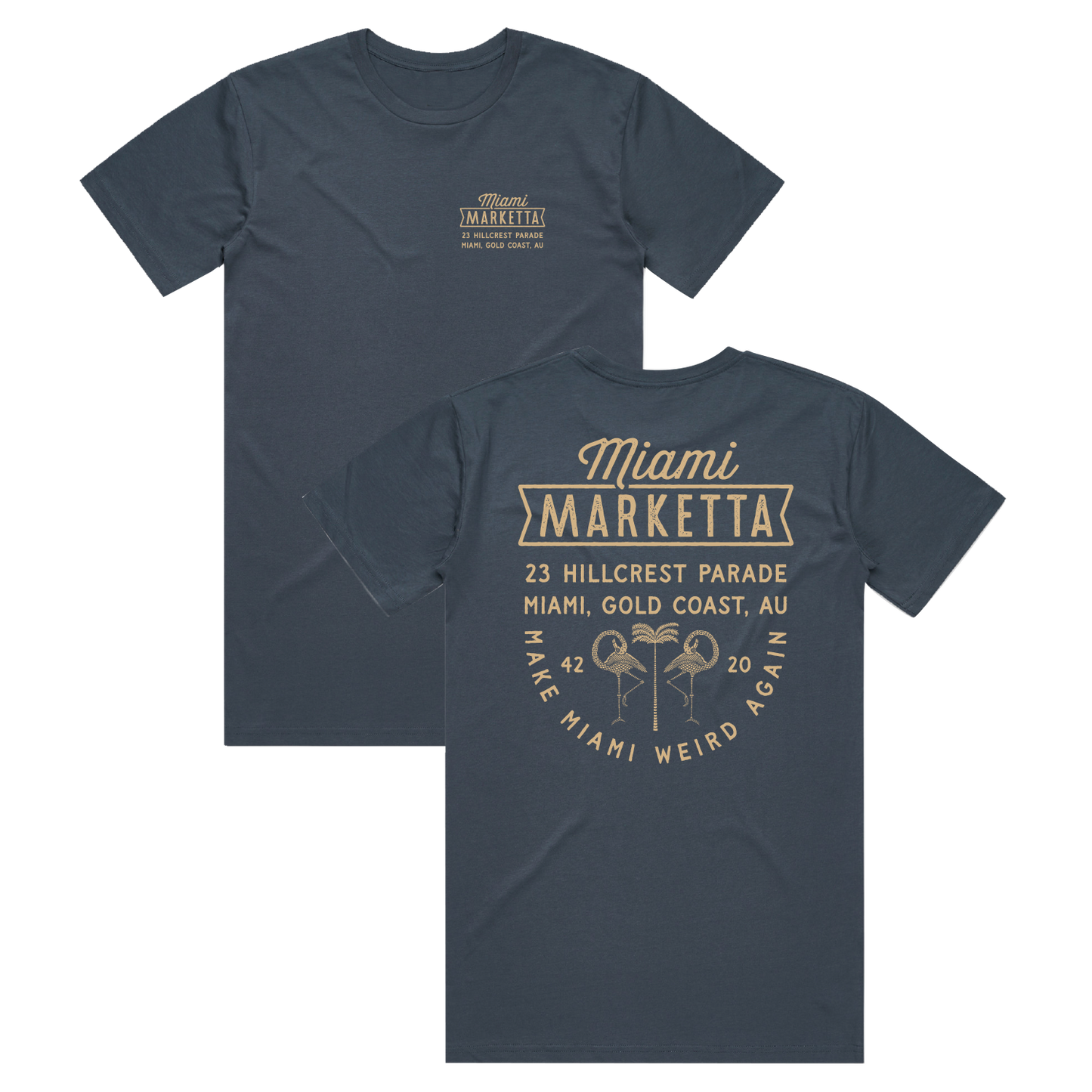 Marketta Standard Tee - Navy