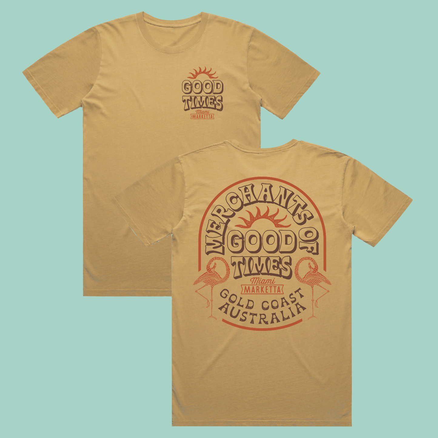 Marketta Good Times Tee - Mustard