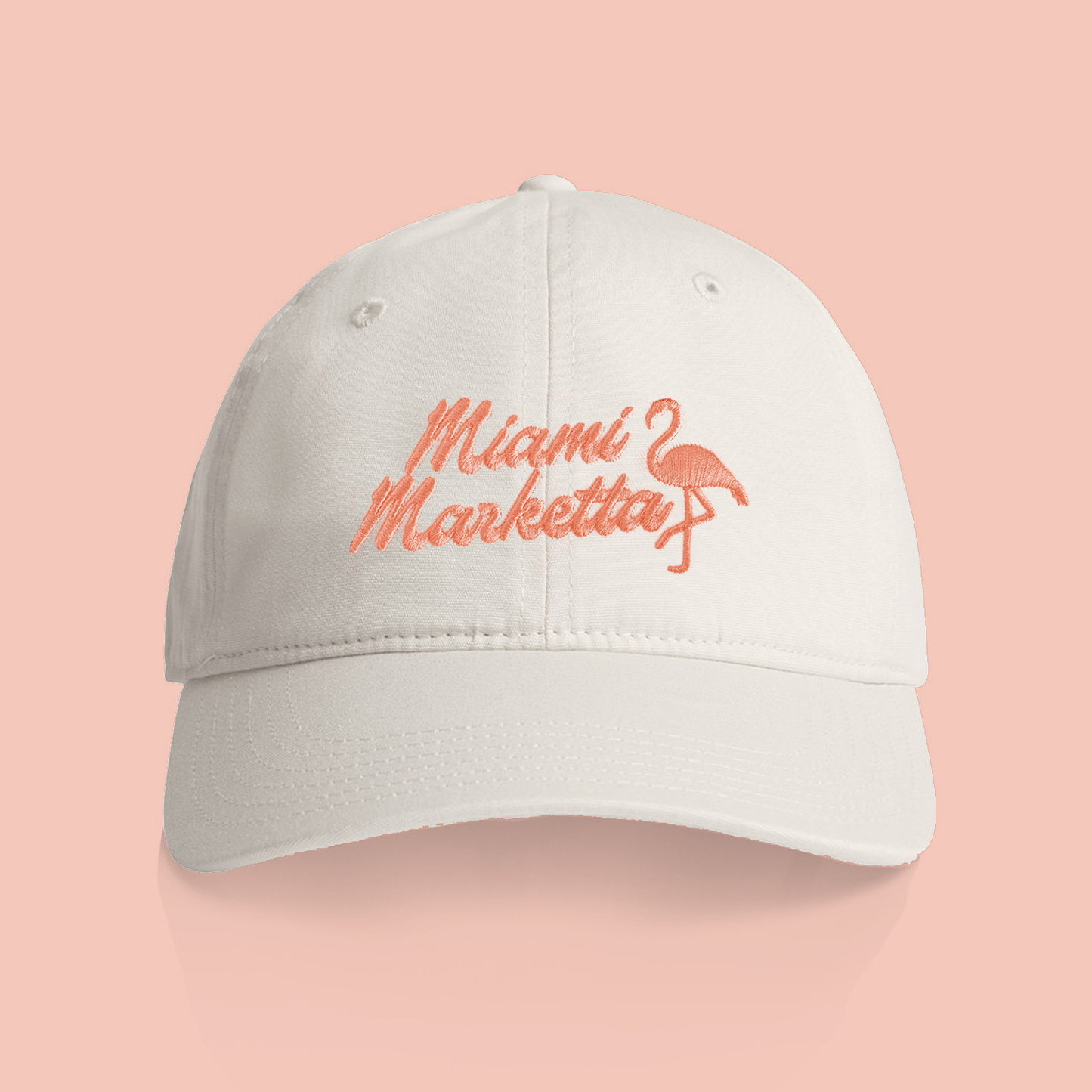 Miami Vacay Cap - Cream