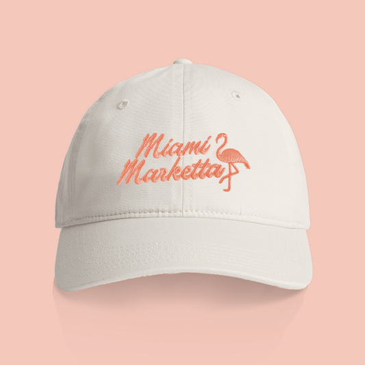 Miami Vacay Cap - Cream